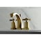Kingston Brass KS4947ZX 8" Widespread Bathroom Faucet, Brushed Brass KS4947ZX - alternate 5